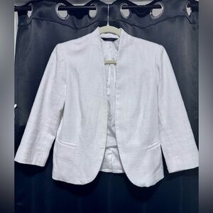 Elegant White Women's Blazer